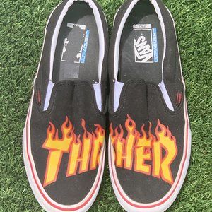 Black Thrasher Slip On